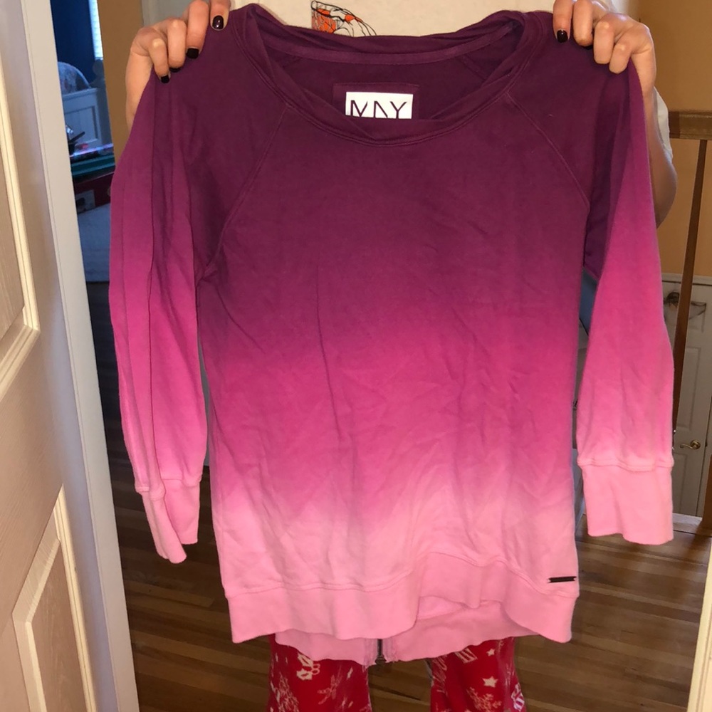 Purple ombré sweatshirt